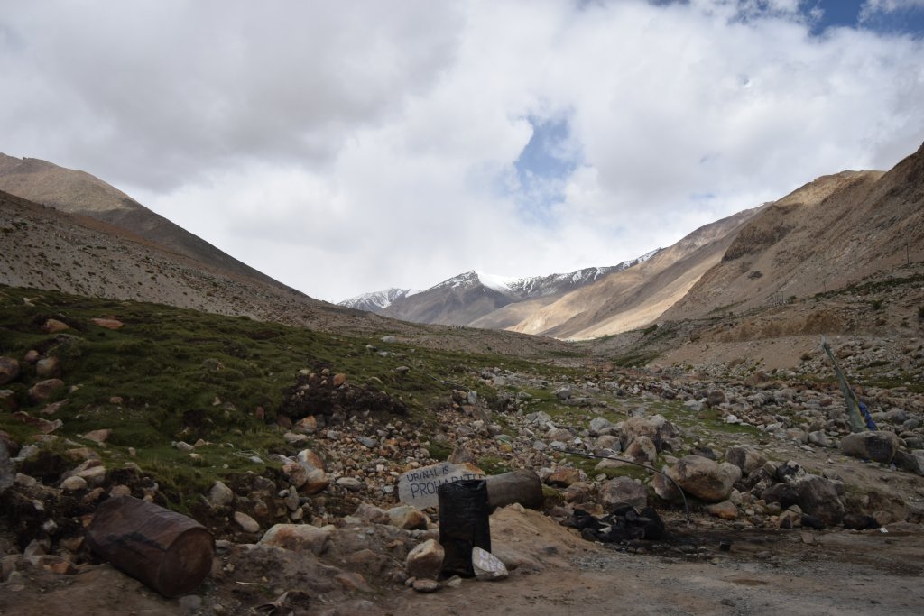 KhardungLa Pass in afternoon