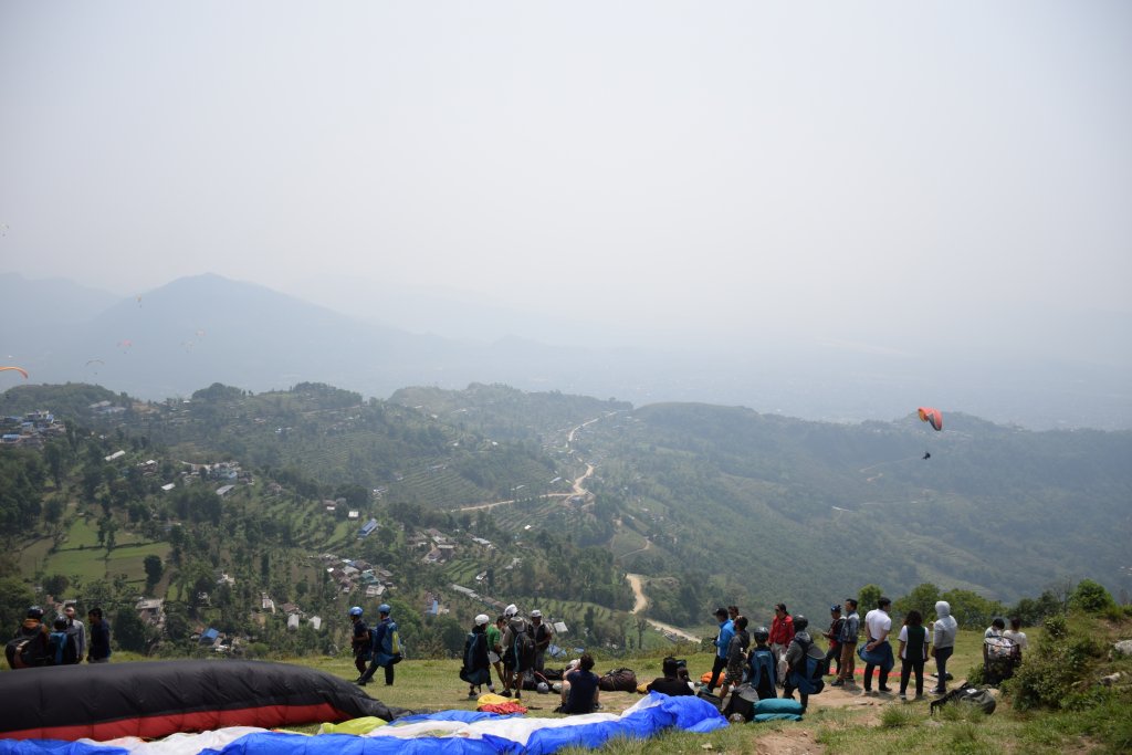 Sarangkot Paragliding,Pokhara