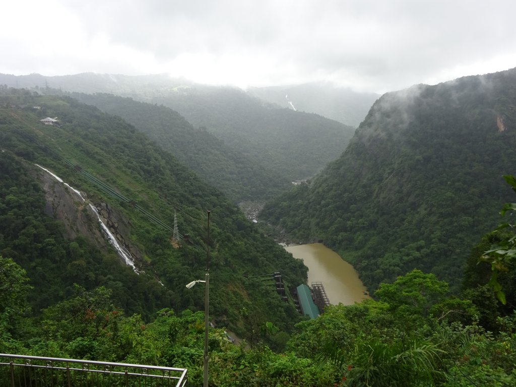 The beautiful western ghats as from Jog Falls