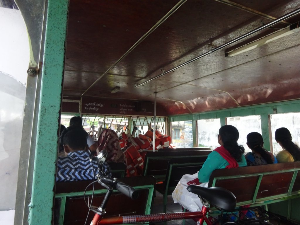 A ferry ride to Cochin from Ernakulam