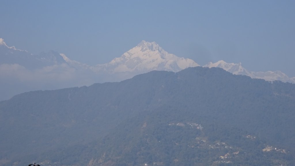 The beautiful Himalayas from the road to Lachen