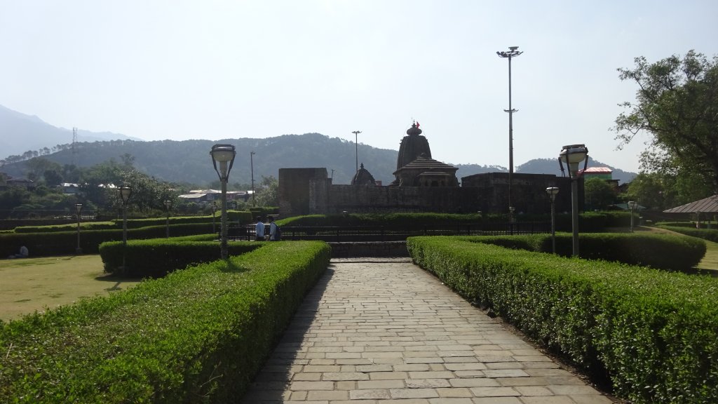 Baijnath mandir from a distance