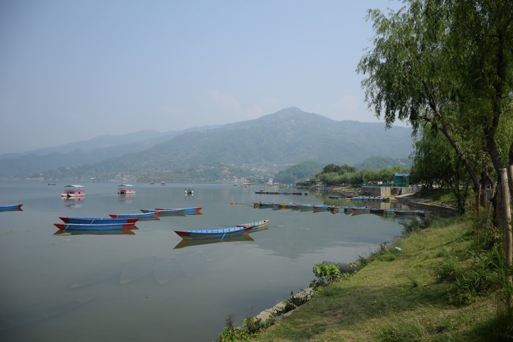 Begnas Lake in late afternoon