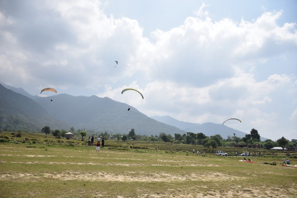 The beautiful base for paragliding-Bir