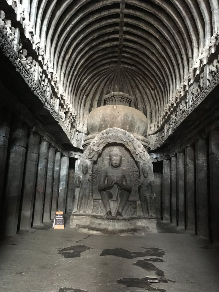 Dome shaped structures are hallmark of Ellora-Ajanta Caves