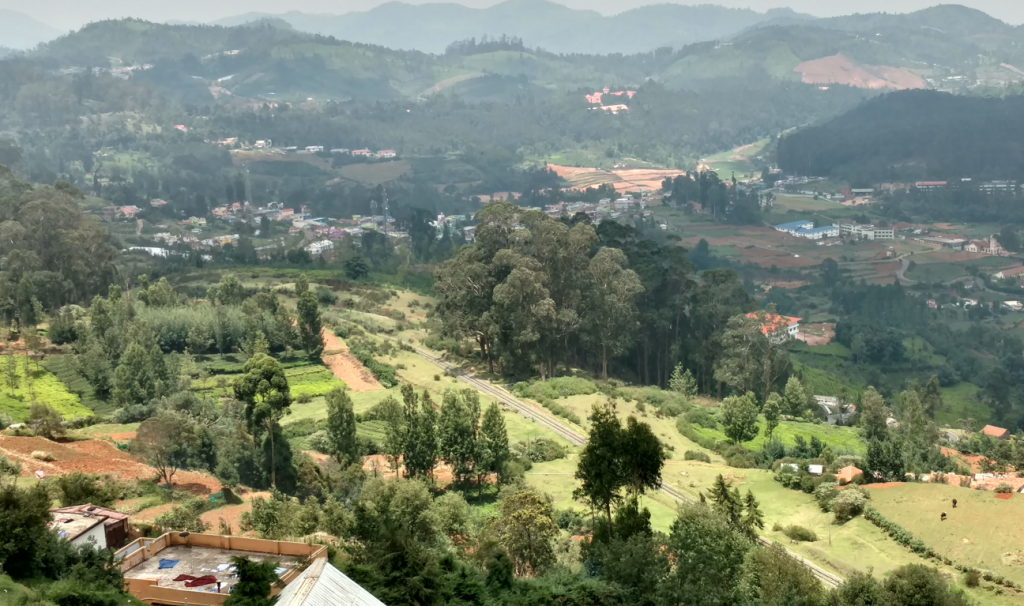 The Nilgiri railways dotting the plains of Ooty