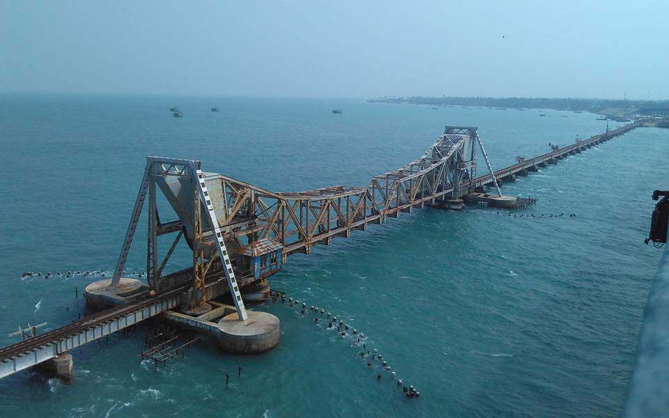 Pamban Bridge,Rameswaram