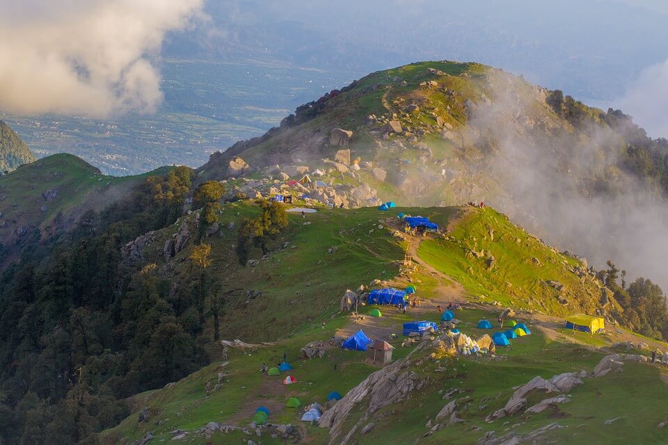 Triund-a nearby trek spot in Dharamshala